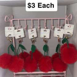 Cherry Keychain $3 Each 🍒