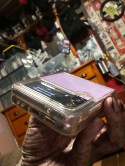 Samsung Galaxy Z Flip with Clear Case