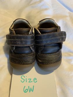 Stride Rite Leather Upper Brown Shoes Toddler 6W