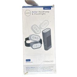 LUCI 200 Lumens 2-in-1 Solar Headlamp and Flashlight