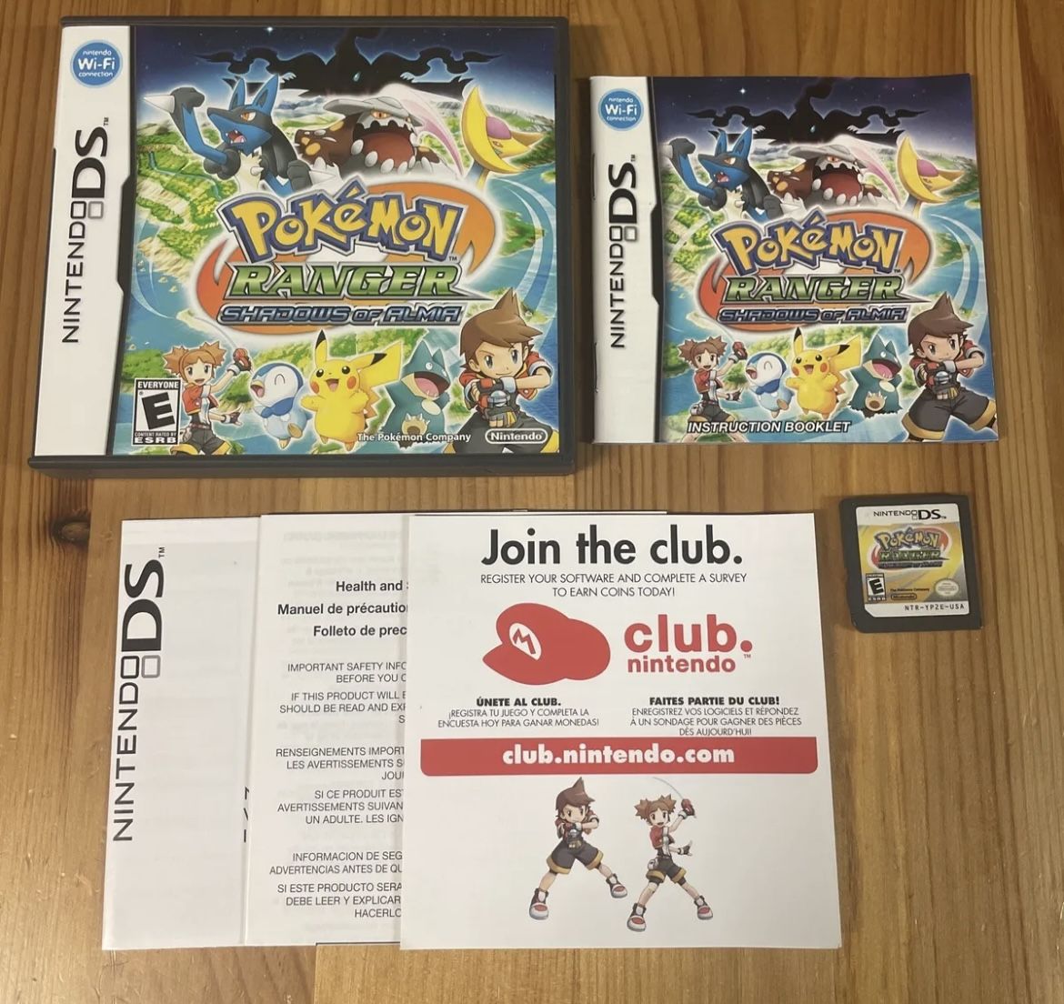 Pokemon Ranger: Shadows of Almia (Nintendo DS, 2008) Complete CIB