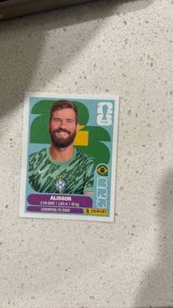 Alisson World Cup sticker