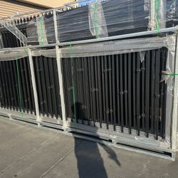 5'×14' wrought iron sliding gate