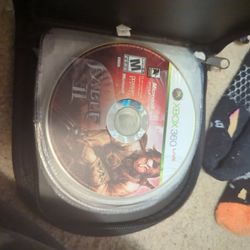 Case Of DVD's And Two Xbox 360 Games. 