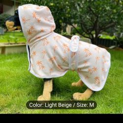Dog robe (M-brand new!)
