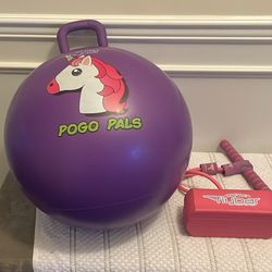 Flybar My First Pogo Pals Hopper Ball And Flybar My First Foam Pogo Jumper