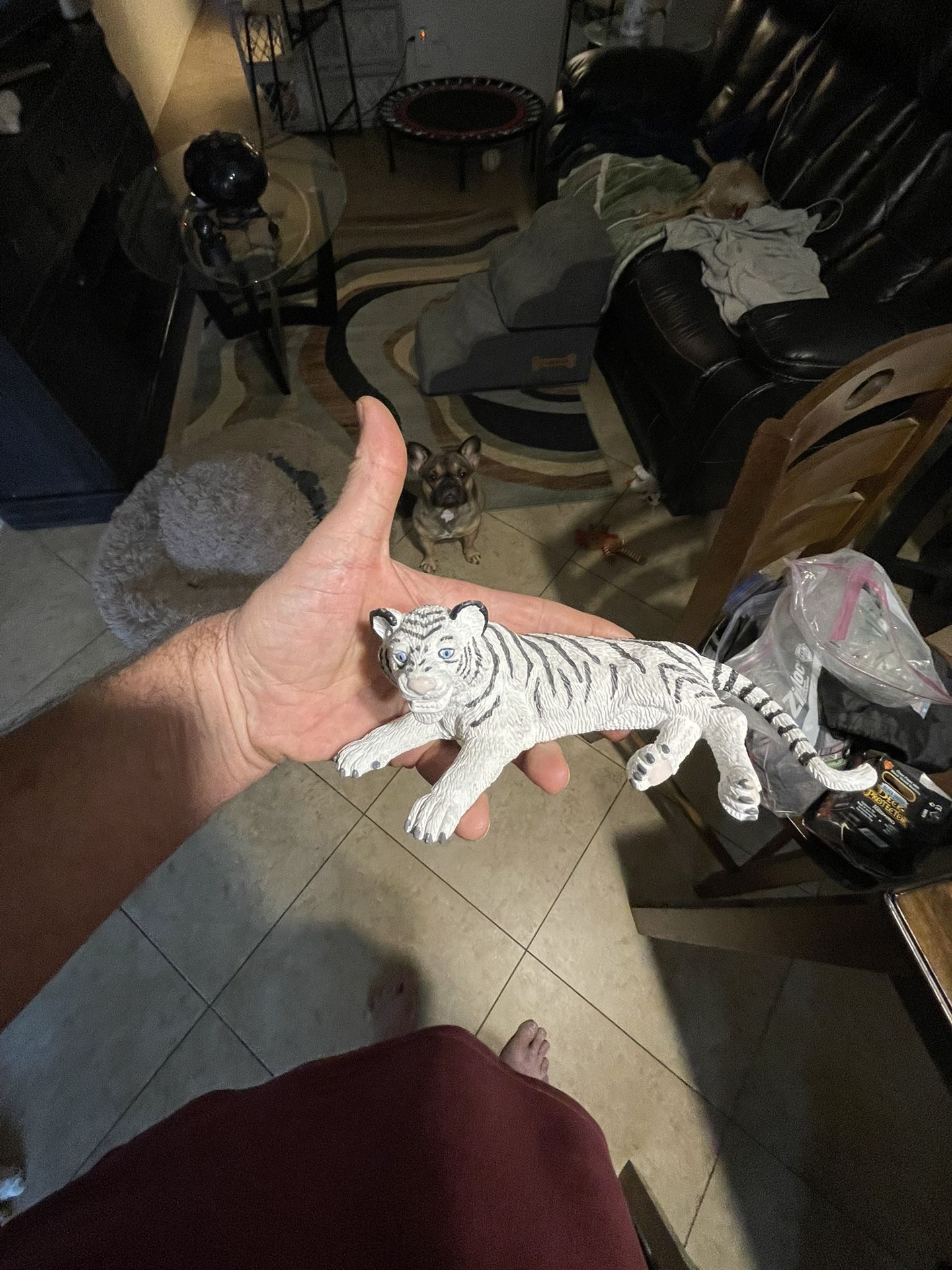 Rare Vintage Siegfried & Roy White Tiger Mirage Las Vegas PVC Figure Toy