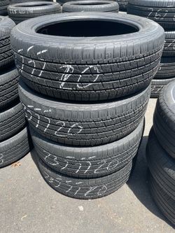 235/55R20 Goodyear 235/55/20 set of 4 matching used tires in great condition 300$ for 4 tires plus tax. Mount available but not included. Wheel alignm