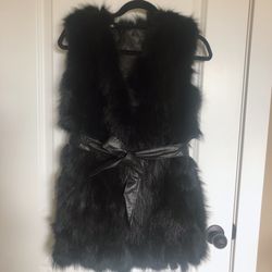 Fur Vest Women Size S