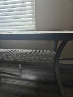 Coffee table (indoor or outdoor) Heavy Iron And Tile