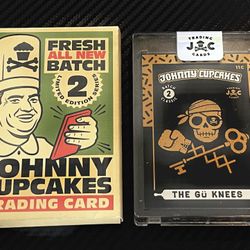 Johnny Cupcakes The Gu Knees Limited 2 Edition Trading Card. 