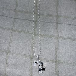 925 Silver Chain And Pendent