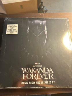 Wakanda forever soundtrack vynil