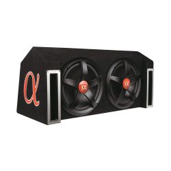 3 month old Dual 12in. Alphasonic subwoofers in ported enclosure