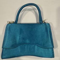 Teal Blue Purse 