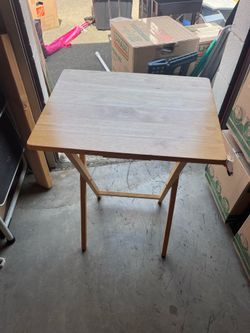 Small wooden table
