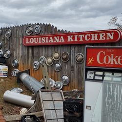Popeyes Lighted Sign Over 13' Long "Louisiana Kitchen"