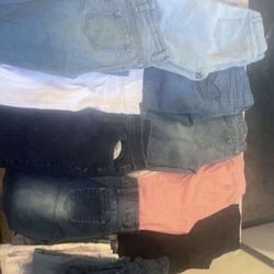 Pantalones Para Niñas Talla 12 $5 Cada Uno