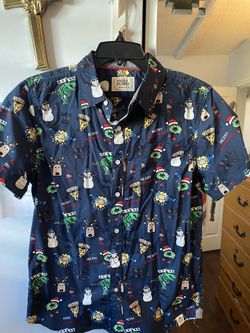 Christmas Boys Shirt Sz 14 