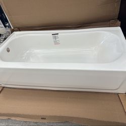 Boost metal bathtub 60”w by 30”d left side 