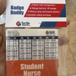 Horizontal Student Nurse Badge