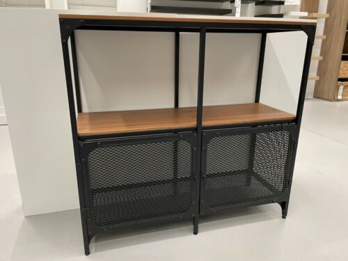 Ikea FJALLBO Shelf unit, black 39 3/8x37 3/8 "