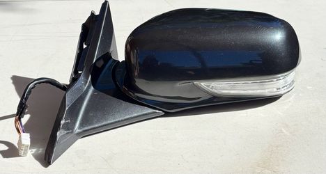 2014 Acura TL Left Driver Side Mirror Graphite Luster Metallic 11 Wire