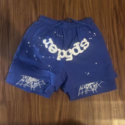 Sp5der OG Web Double layer shorts