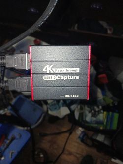 Mirabox USB3.0 4K HDMI Video Capture Card, 1080P 60FPS HD Game Capture Device