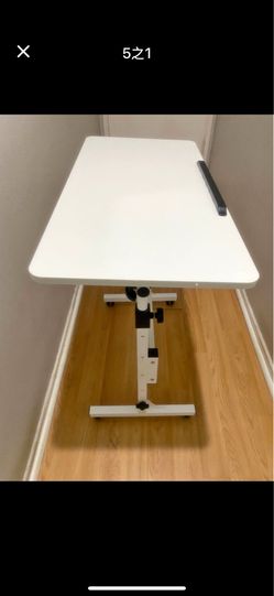 BRAND NEW! Mobile Adjustable Height Standing Laptop Desk on Wheels - $35