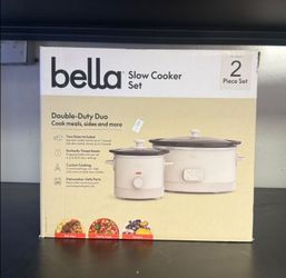 Bella slow cooker 2 piece set