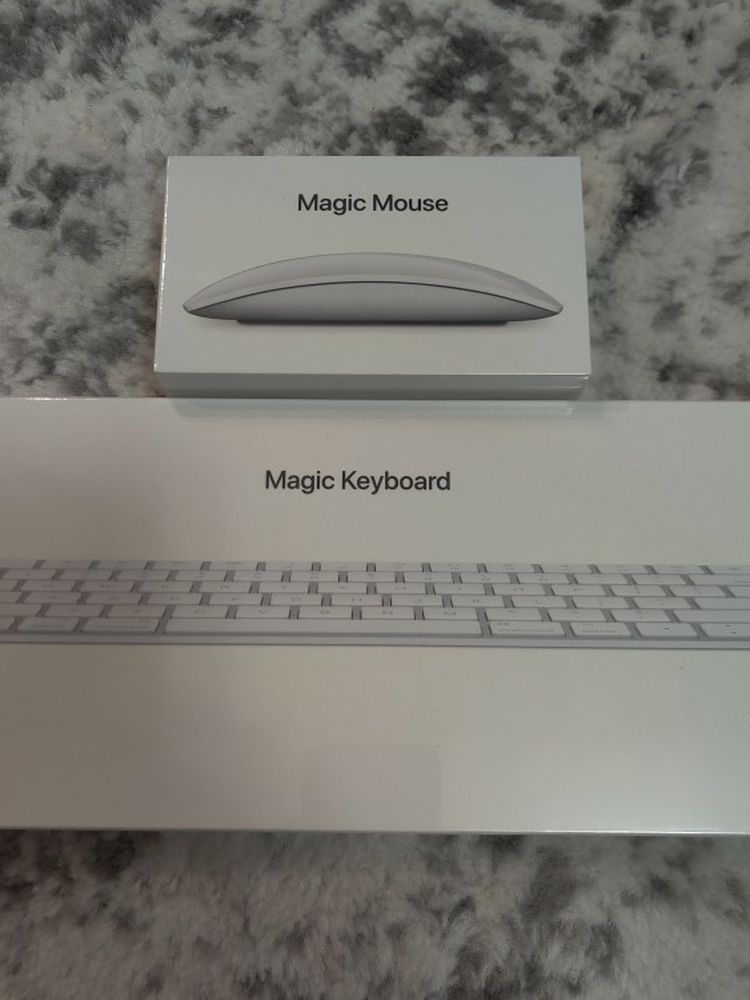 New Apple Magic Mouse 2 and Magic Keyboard Wireless & Rechargeable Combo