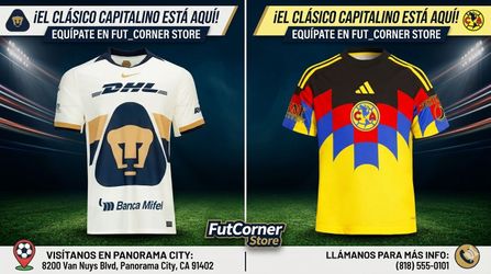America vs Pumas jerseys