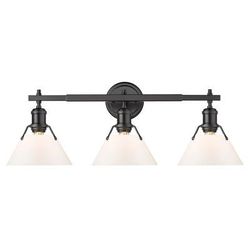 SILVER Felda 3-light fixture