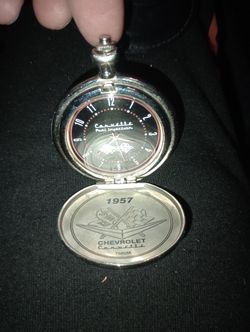1957 Corvette Pocket Watch With Case