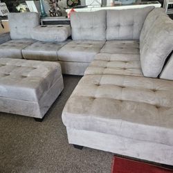 Sofa Sectional Con Ottoman Nuevo En Caja . Preguntar Por Precio 