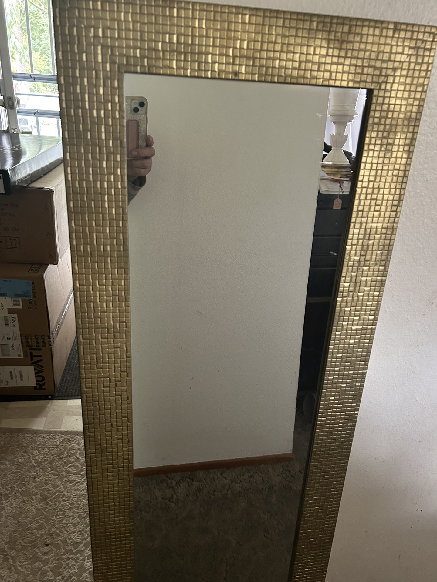 Gold Framed Mirror