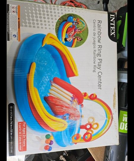 Intex 57453EP Inflatable Rainbow Ring Play Center