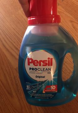 Persil 40oz liquid or 20 power caps $4.00