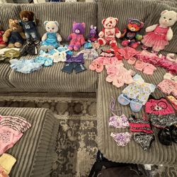 Build A Bear Collection And  All The Clothes