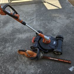 Black & Decker electric lawn and hedge trimmer
