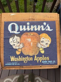 Vintage Apple crate