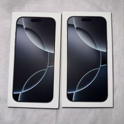 Apple iPhone 16 Pro Max 1TB White Unlocked With Apple Receipt $3000 For Both I Can Bring It To You 