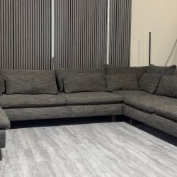 70% OFF West Elm Harmony Sectional Custom Sectional Sofa –  Certified Clean + Free OC Delivery