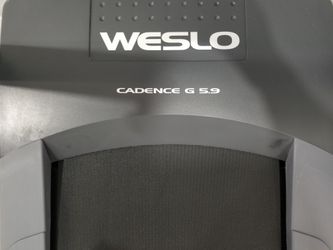 Weslo Cadence G 5.9 Treadmill