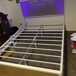 Queen Size LED Bed Frame 