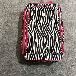 Zebra Print Suitcase 