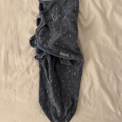 $5 Large SwaddleMe by Ingenuity Original Swaddle, featuring a gray mountain and tree pattern
