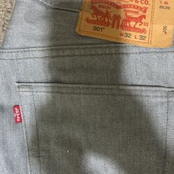 Levi’s 501 Jeans - Gray, Size 32x32 - Classic Fit