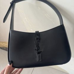 YSL medium black label underarm bag